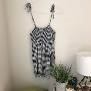 UO Out From Under Izzy Smocked Romper